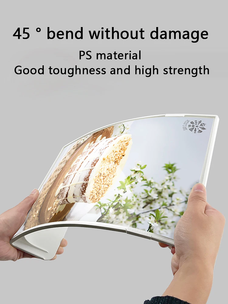 A5 acrylic table top sign holder stand photo frames tabletop standing menu holders plastic picture poster art display frame
