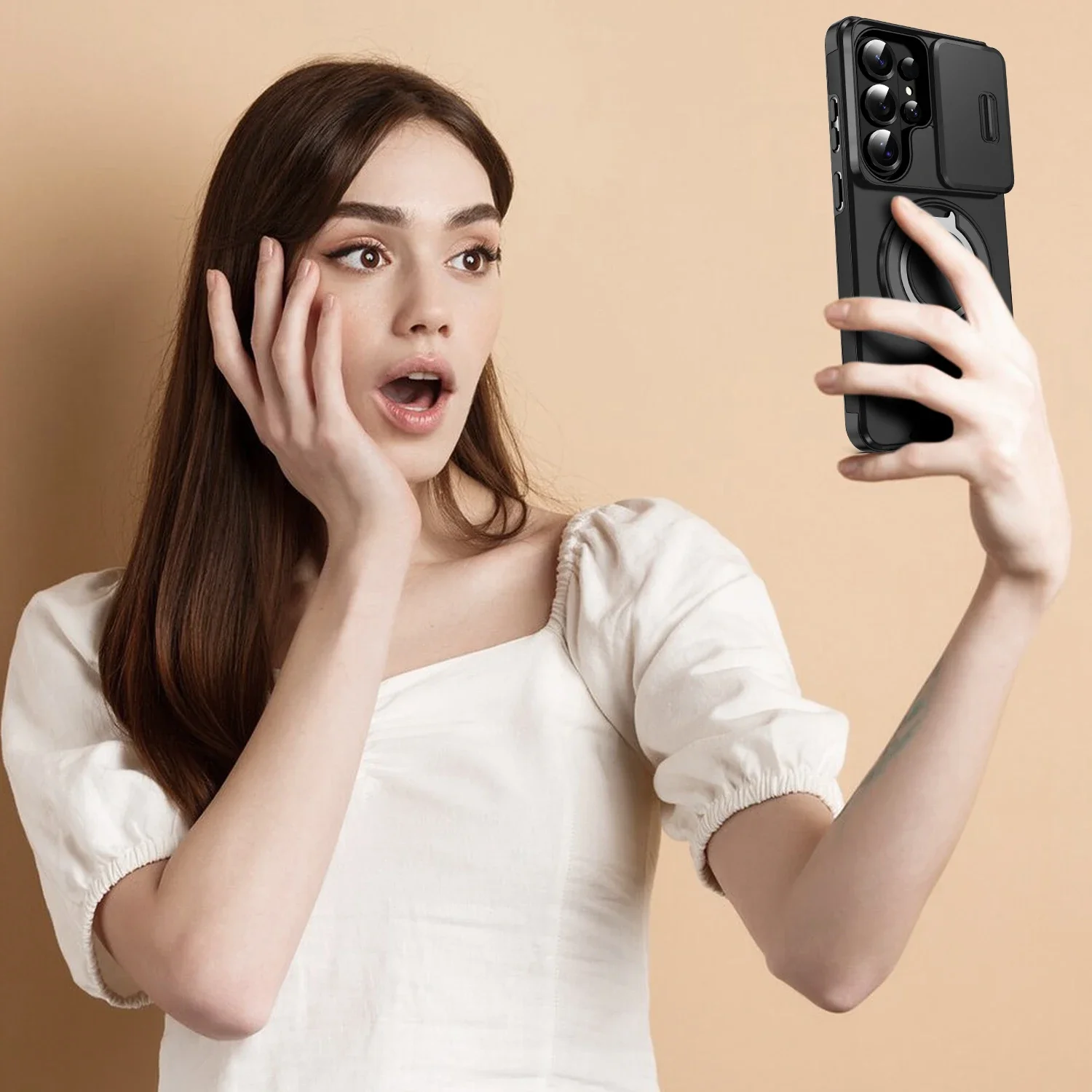 Shockproof Lens Protection Ring Case