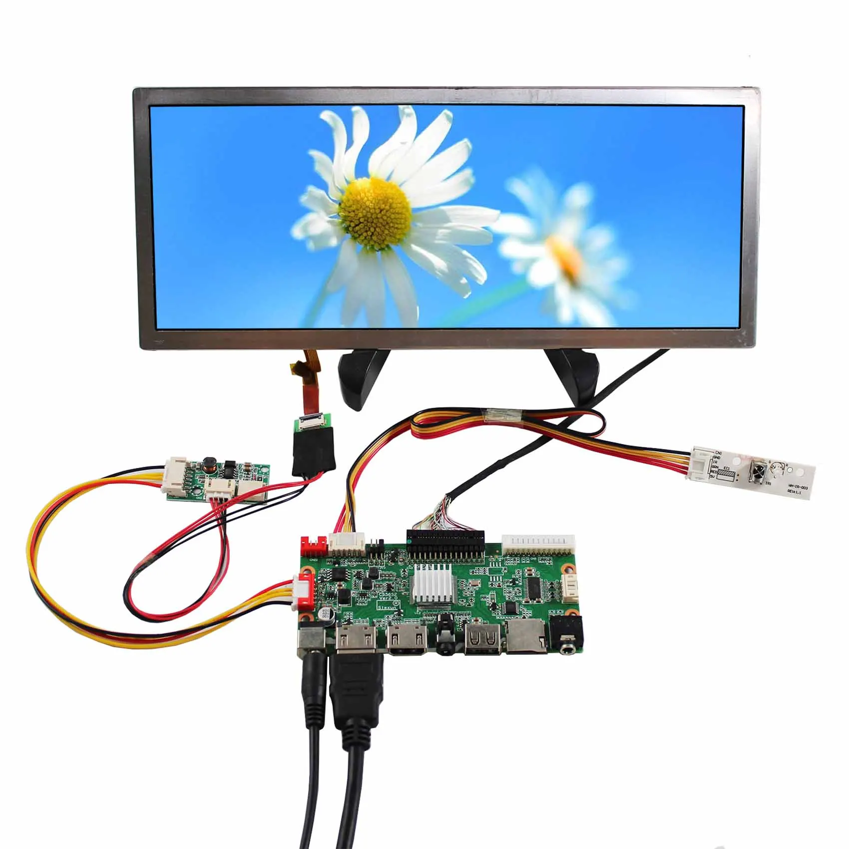 

VSDISPLAY HD-MI LCD Board with 10.3inch 1920X720 HSD103KPW2 JJ103IA TFT-LCD Screen Fit For Sim Racing Digital Dash,Car Dashboard