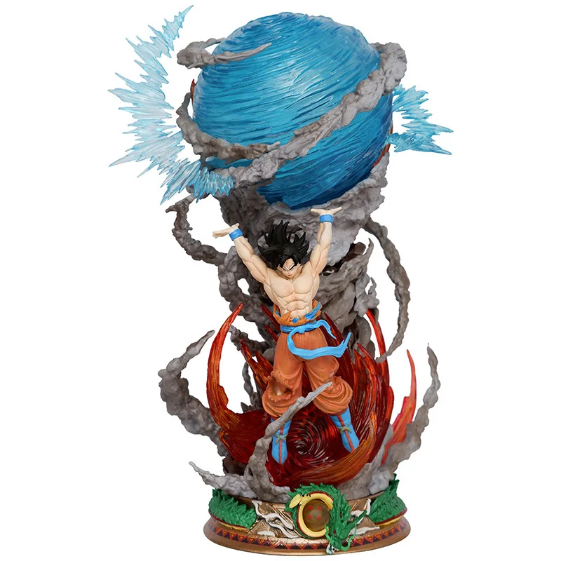 

Bandai Dragon Ball Z Ultra Instinct Son Goku Action Figures Diy Lamp 23cm Strength Bombs Led Collection Toys Christmas Gifts