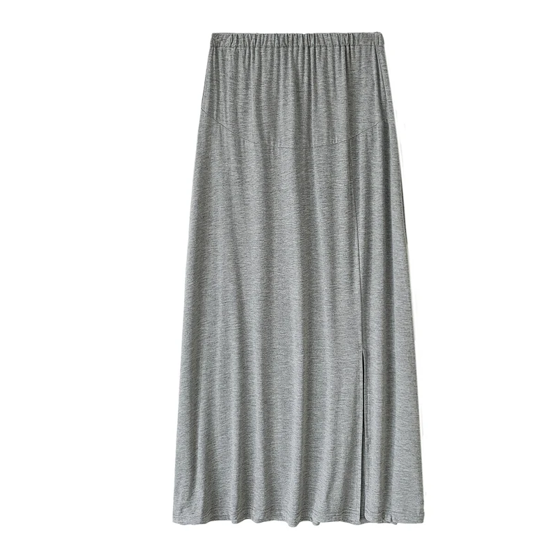 Fashion Modal Maternity Skirts Korean Version High Waist Skirt Pregnancy Skirt Half Body Pregnant Dress Solid Comfortble Dress
