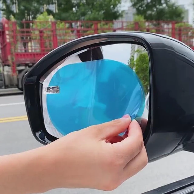 Car Rearview Mirror Film Side Window Rainproof Clear Film 2Pcs Anti Fog  Window Mirror Protective Sticker Car Accessories - AliExpress