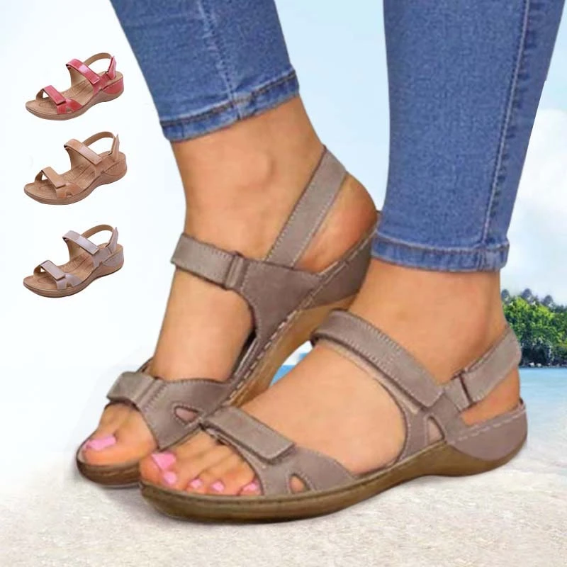 2022 New Women Sandals Soft Stitching Ladies Sandals Comfortable Flat