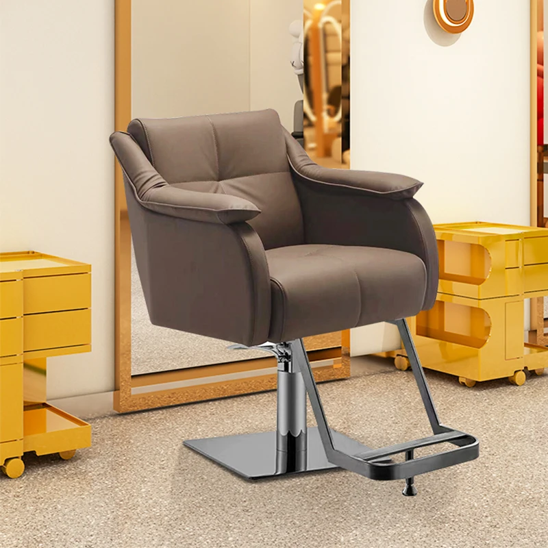 Manicure Makeup Barber Chairs Rolling Cosmetic Barbershop Vanity Barber Chairs Beauty Sillas De Barberia Modern Furniture