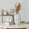 CAPIRON Ceramic Carambola Figurine Glazing Vase for Fresh Flower Arrangement Centerpiece Porcelain Home Table Decoration Objects 1