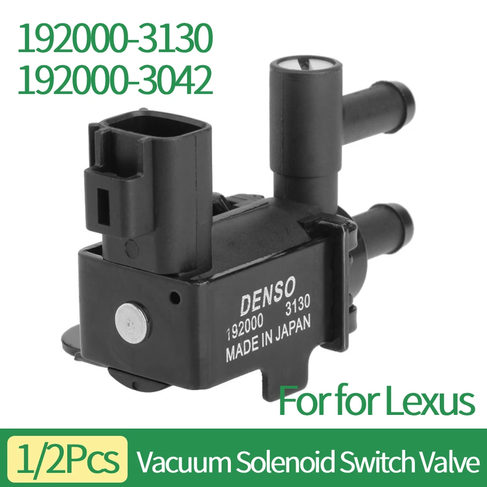 วาล์วโซลินอยด์สุญญากาศรถยนต์ 1/2 ชิ้น รุ่น 192000-3130 อะไหล่รถยนต์ วาล์วโซลินอยด์สุญญากาศ VSV พลาสติก สำหรับรถยนต์โตโยต้าและเล็กซัส 1
