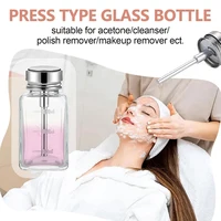 Push Down Pump Dispenser Clear Pump Dispenser Bottle Alcohol Dispenser Push Down Acetone Dispenser 2