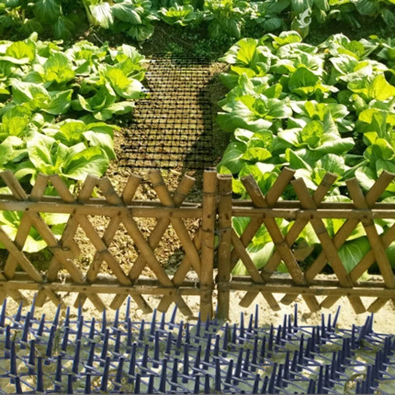 Garden Protective Anti-Cat Net Plastic Thorn Preventing Cat Mat No Hurt To Pets Mesh Anti Pet Protection Netting cat scat mat