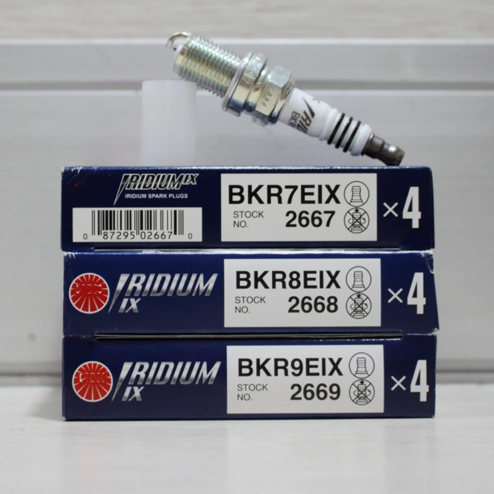 

4-6Pcs Brand New Iridium IX Spark Plug Candles BKR7EIX 2667 BKR8EIX 2668 BKR9EIX 2669 for Ford Jaguar Lotus Porsche SAAB Volvo