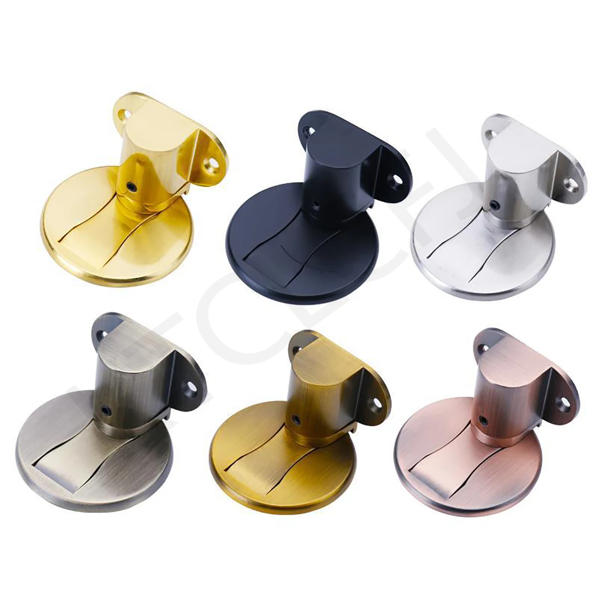 

1PC Mechanical Door Furniture Hardware Adjustable Stopper Quiet Door Stops Door Holder Toilet Glass Door Catch Hidden Doorstop