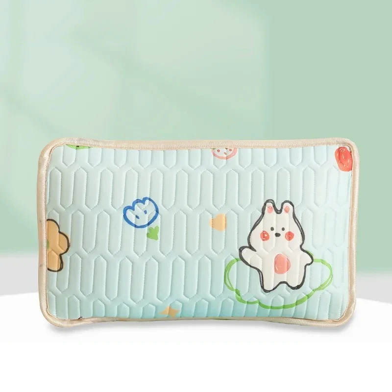 Summer Household Cool Child Pillowcase Cartoon Style Ice Silk Breathable Baby Pillowcase Kindergarten Envelope Type Pillow Cover