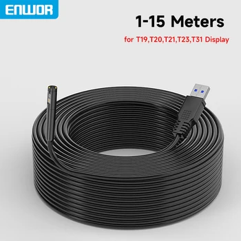 Endoscope Camera Cable Only HD1080P 1-15m Rigid Cable Waterproof 3.9mm/5.5mm/8mm Single Dual Triple Camera Alone Without Monitor 1