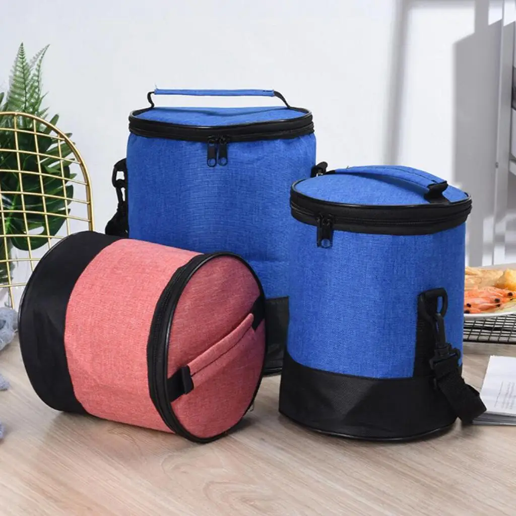 HOT Thermal Insulated Lunch Box Cooler Zipper Bag Bento Lunch Pouch Camping
