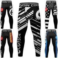 Cody Lundin Waistband Men's Running Leggings Sportswear Quick Dry Gym Fitness Workout Training Jogging Sports Pants Tights 2