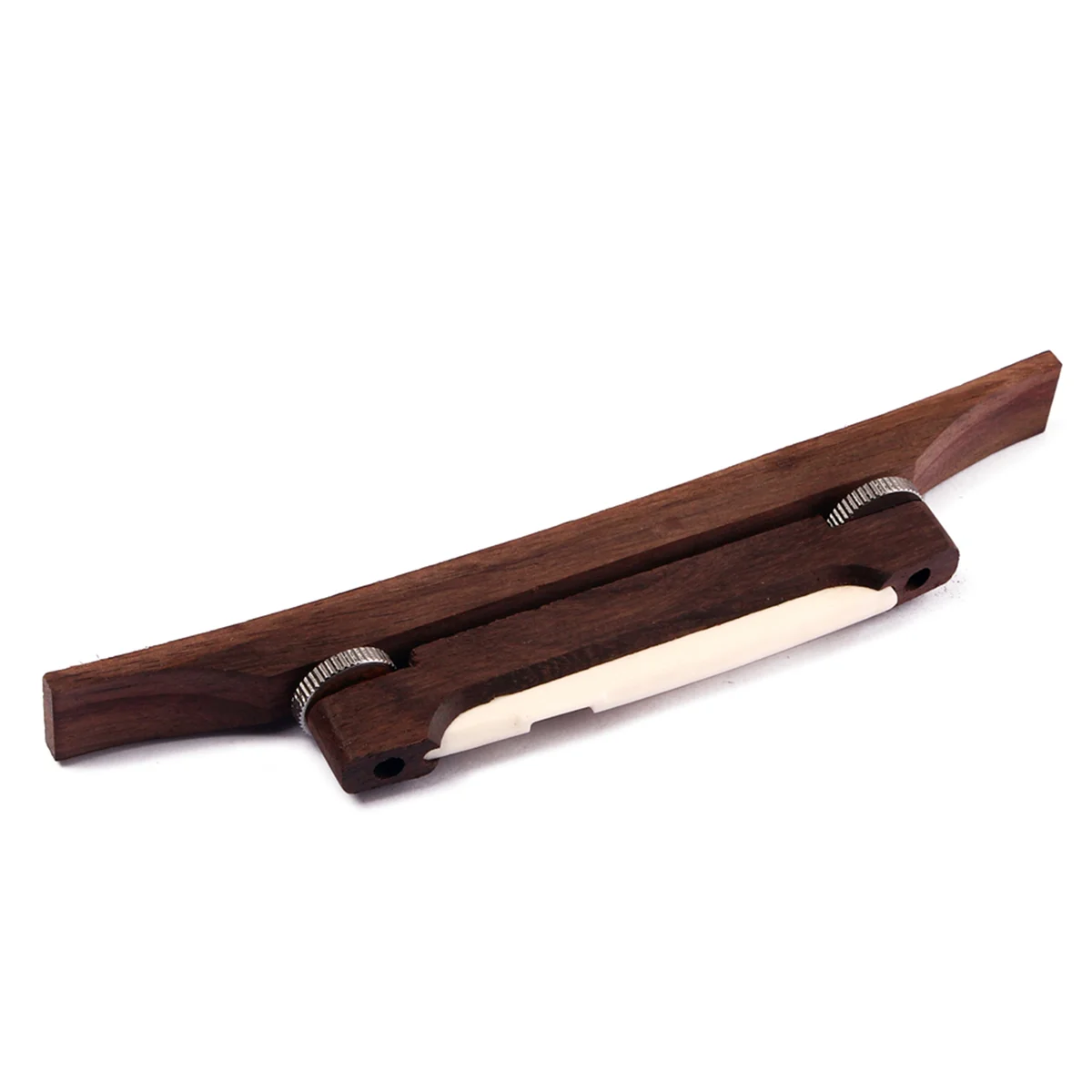 BAAU 2X Archtop Guitar Rosewood Bridge with Bone Saddle Guitar Bridge Parts