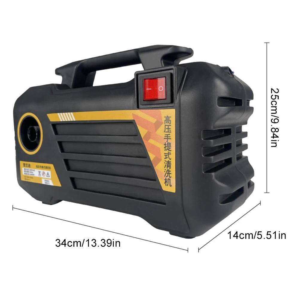 3000W Electric High Pressure Washer Portable Powerful Car Wash Gun 220V/110V Home&Car Wash Cleaning Machine For Garden Washing