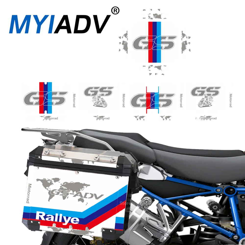 

Motorcycle Aluminum Box Sticker For BMW R1250GS Adventure Rallye Style 2018-2021 2022 2023 R 1200 GS ADV Panniers Protect Decals