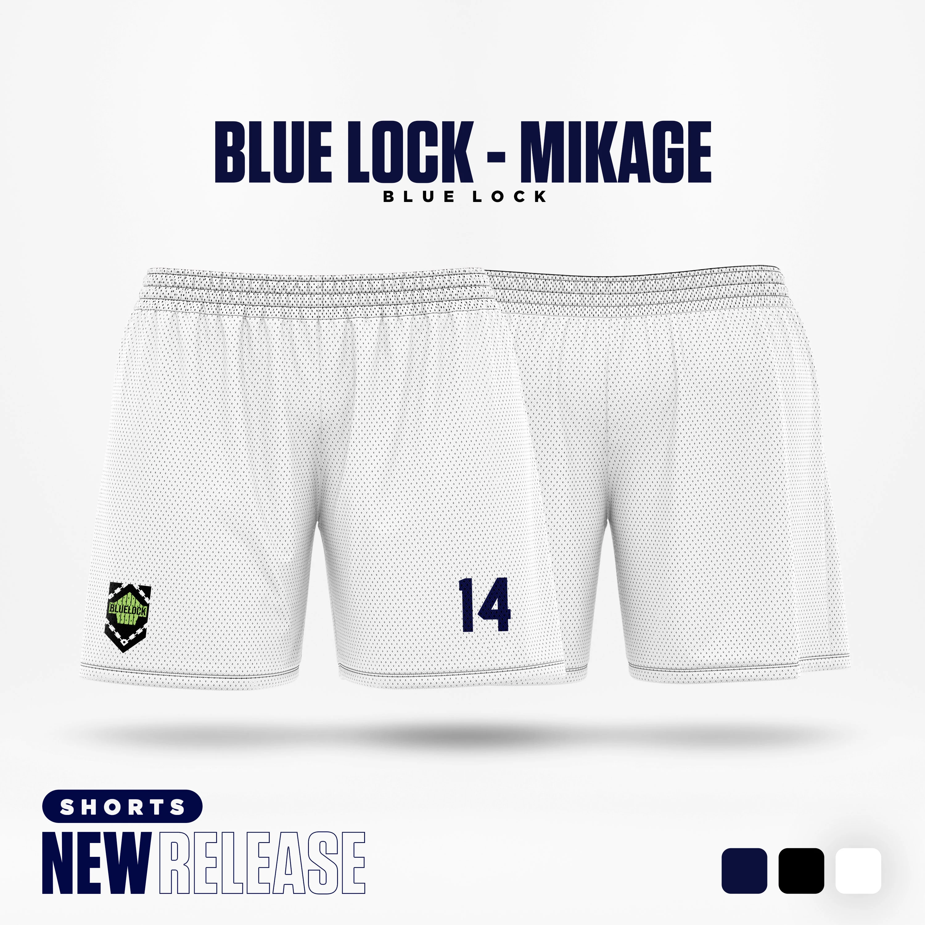 Blue Lock White Cartoon Anime Jersey Men Shorts Summer 2024 New Fashion Women Short Pants Sport Children Bottom 5