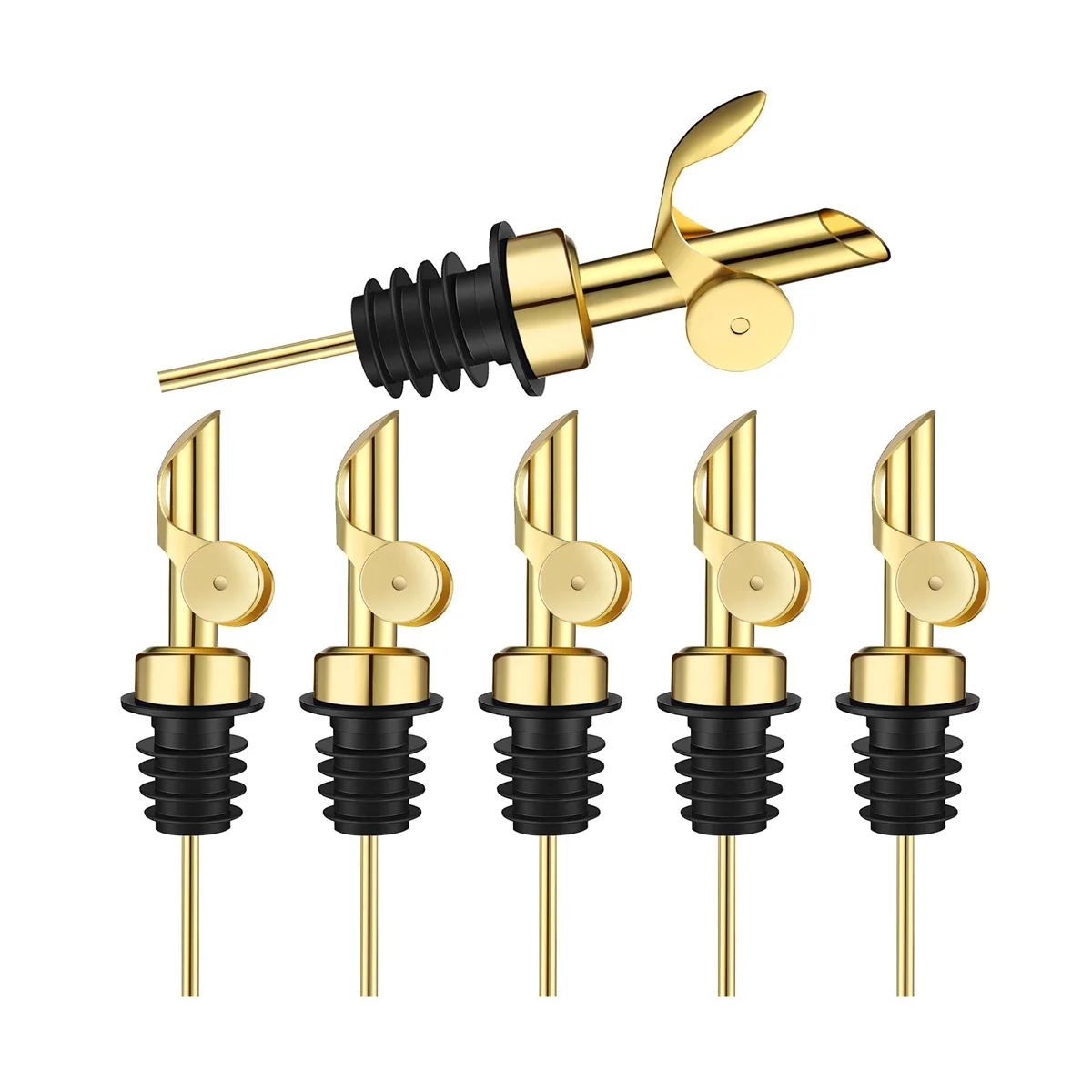 

6 шт., Утяжеленные бутылки для ликера из нержавеющей стали