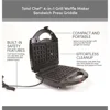 4-in-1 Multi-Function Grill Sandwich Maker Wafflemaker Electric Griddle Toaster Panini Press Cast Iron Plates Reusable Recipe 5