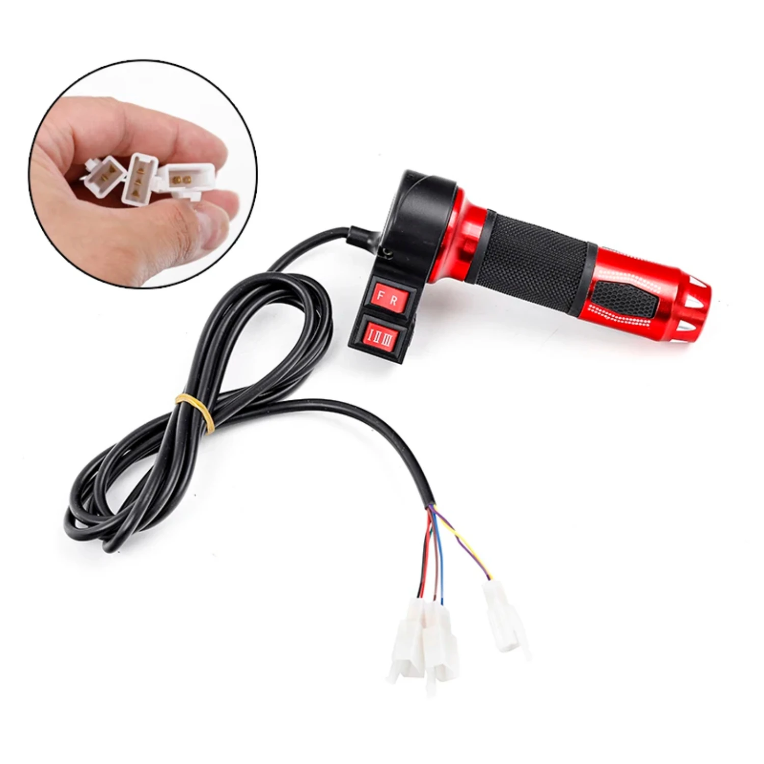 Bicycle High Medium Low Speed Forward Reverse ABS Throttle Acceleration Handle EBike Twist Throttle Parts Ltwoo speed shifter
