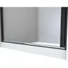 30-31 in. W x 66 in. H Semi-Frameless Swing Shower Door in Matte Black and Clear Glass Shower Doors 4