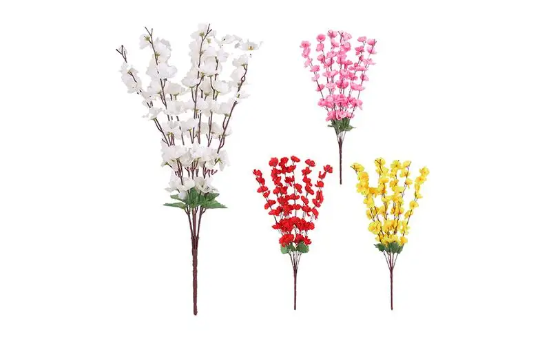 

Fake Flowers for Home Decoration Realistic Spring Decoration Durable Artificial Flowers for Home Wedding Party Offices Supplies