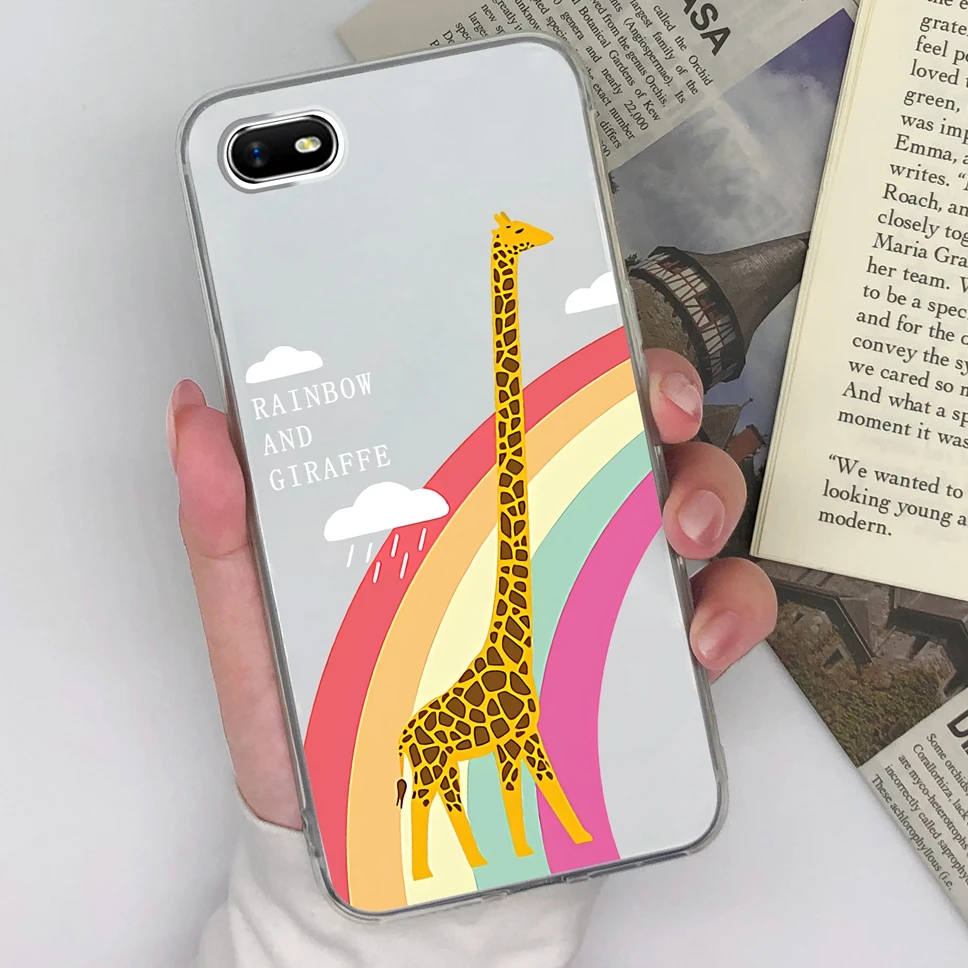 Cute Sweet Girl Transparent Soft Silicone Phone Case – 6.1 inches