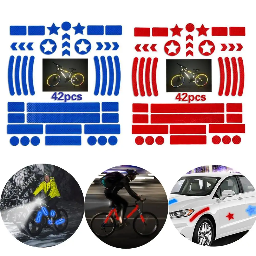 Bicycle Body Reflective Sticker Mtb Scooter Helmet Warning Strip