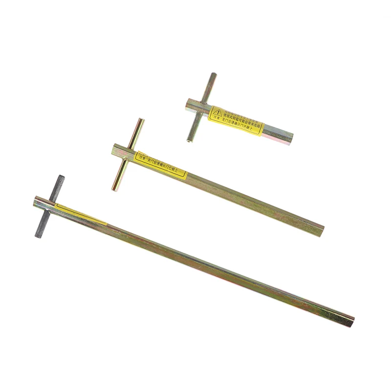 1pcs 100/200/300mm Extended Type Elevator Triangle Key / Professional Triangle Key / Train For Elevator Door elevator triangle key
