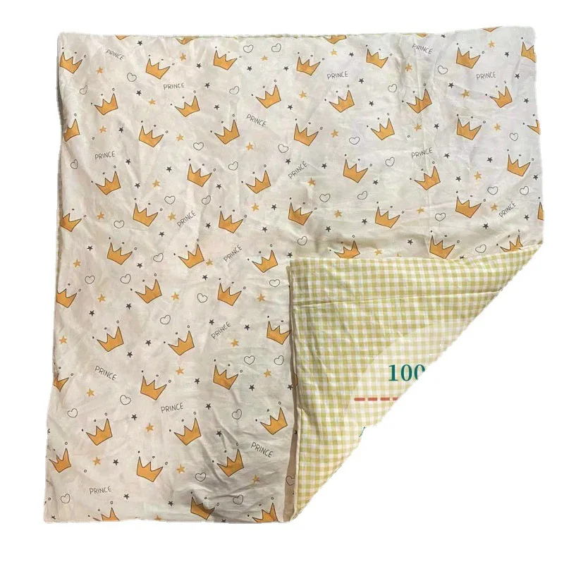 Newborn Baby Quilt Cover Cotton Soft Skin-friendly Breathable Baby Sleep Cartoon Printing Quilt Protector Kindergarten Bedding
