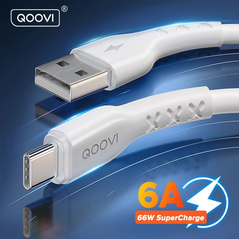 Tanio QOOVI 6A kabel USB typu C 66W