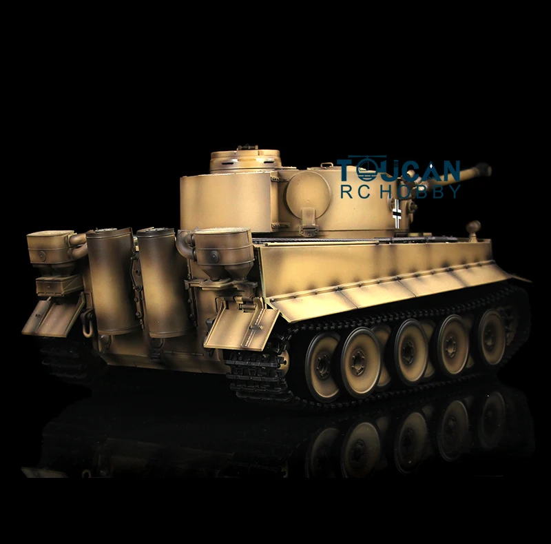 Outdoor Toys 1/16 Scale Heng Long 7.0 Plastic German Tiger I RTR RC Tank 3818 Controlled Model for Boys Gift TH17259-SMT2 5