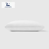 Liv-Esthete 2024 Winter White 100% Goose Down Pillow Gift Down-proof Queen King 100% Cotton Neck Protection Sleep Bed Pillows 1