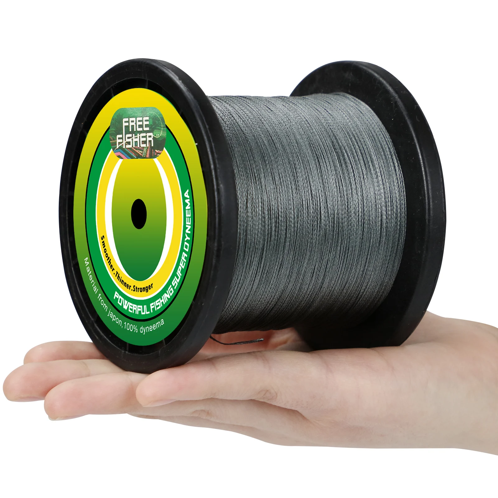 

FREE FISHER 1000M Fishing Braided Line 4-Strand Multifilament PE Wire 0.08mm-0.5mm 8-80LB Strong Fishline for Saltwater