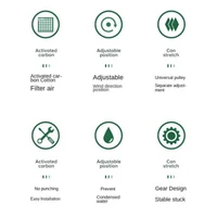 Nouveau déflecteur de vent de climatiseur réglable et rétractable, dispositif universel Anti-soufflage Direct pour pare-brise de climatisation 90x27cm 5