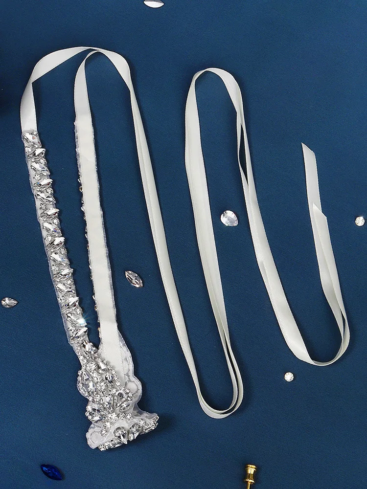 Bridal Waistband Rhinestone Bridal Belt For Women Wedding Dress Accessories Party Prom