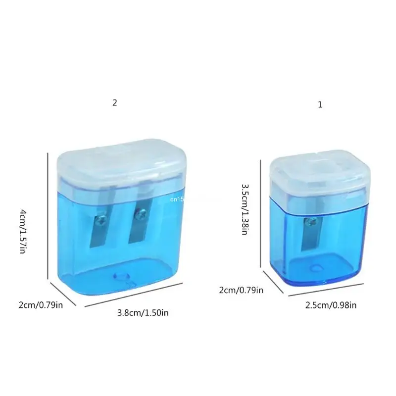 소년 소녀 학생 생일 크리스마스 선물 가방 필러, 더블 홀 숫돌 Dropship에 대 한 12Pcs 단일 구멍 연필 깎이