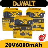 New 100% Original 6Ah 20V Original Dewalt Power Tool Battery DCB206 DCB206 20V Battery DCB205 DCB200