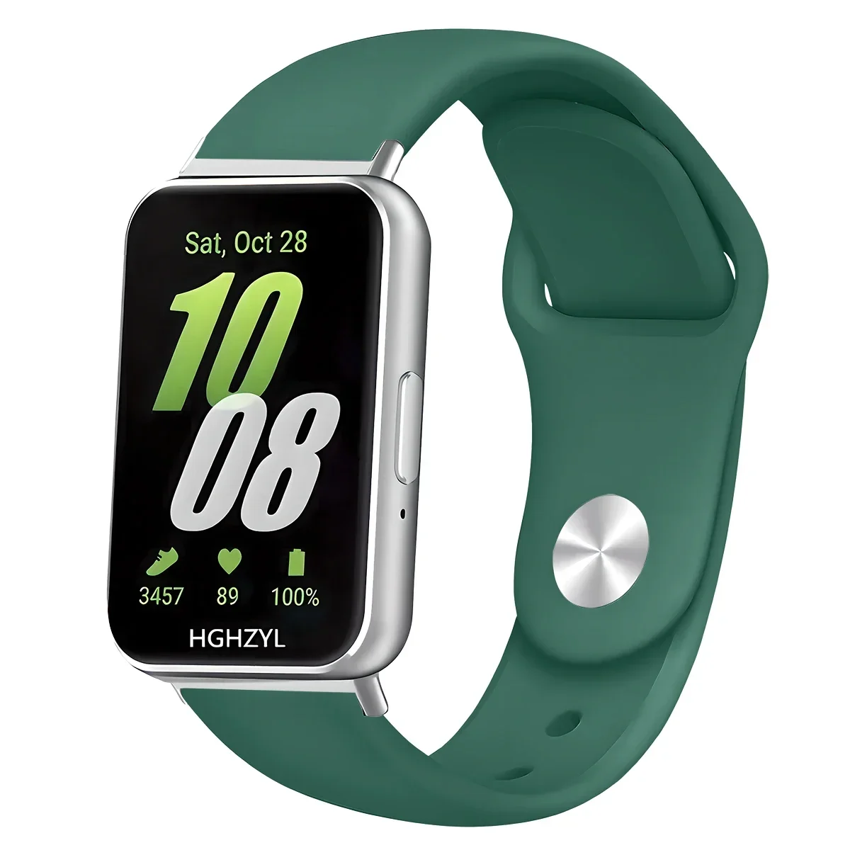 Silicone Sport Strap for Fitness Tracker - Replacement Watchband Accessory