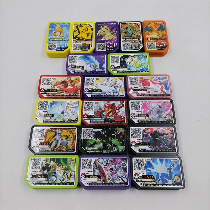 Takara Tomy Jeu D Arcade Pokemon Gaole Disques Campagne Legende Speciale Carte Mystique Collection Palkia Dikga Disque Pikachu Gaole Aliexpress