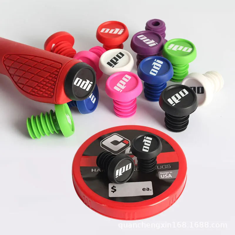 Odi Mountain Bicycle Parts Grip Anti-slip Firm Handlebar Caps Manopole Mtb Bike Bar Ends Plugs For Bmx Dh Fr Balance Bike 2 Pcs 3