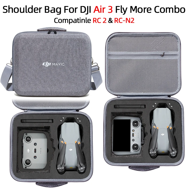 

Сумки для дрона для DJI AIR 3 коробка для хранения серые Наплечные коробки Air 3 коробка для хранения аксессуаров для DJI AIR 3 из нейлона