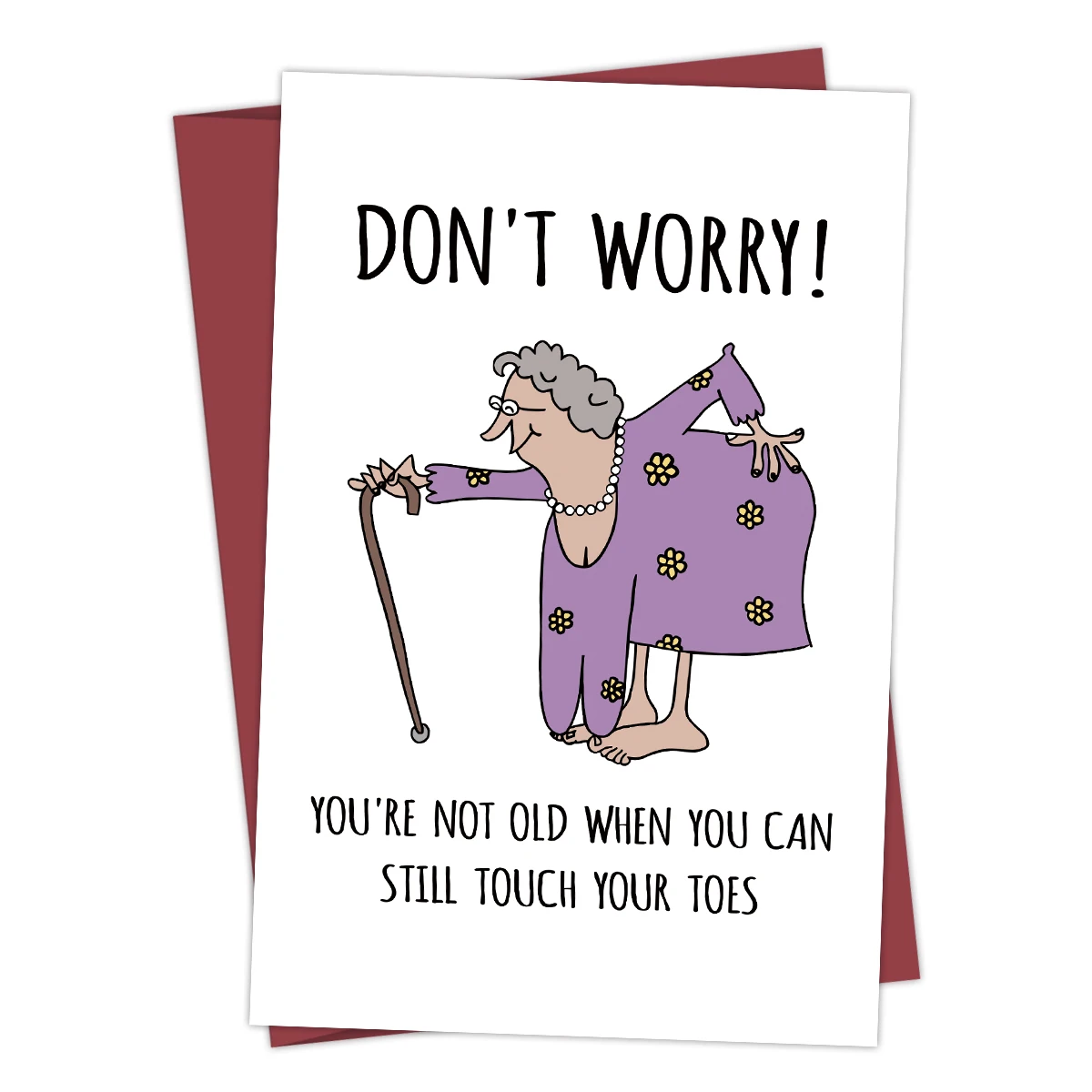 Avanti Cards Funny Elderly Women Poker Birthday Card - Humorous Wild Card  Greeting Card For Her Funny Playing Cards, image size:1200x1200