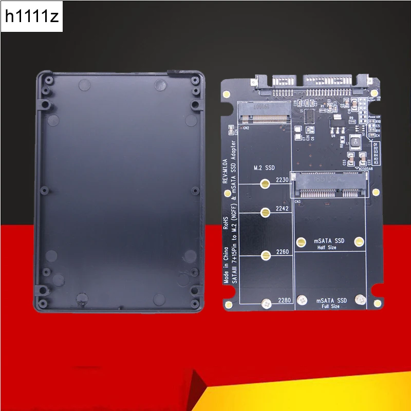 

Новинка чехол для mSATA M2 SSD адаптер mSATA-SATA B Key m.2 SATA SSD на SATA3.0 переходная плата M.2 SATA SSD mSATA Внешний чехол