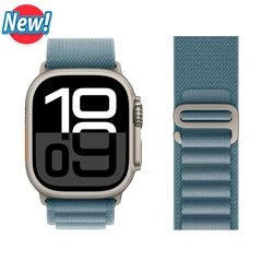 Premium Alpine Loop Watch Strap Bracelet - Sleek and Durable Design for 40 41 42(S10 S11) mm (Light Blue)