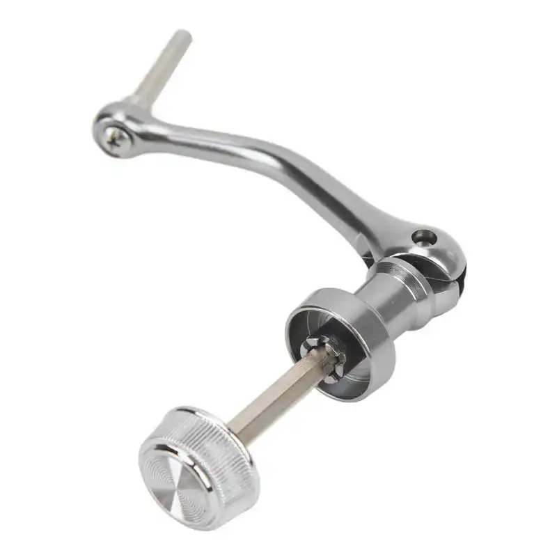 aluminum fly reel handle Fishing Reel Handle Metal Roll Rocker Arm – Aluminum Knob Replacement Part  (Gold/Silver, Multiple Sizes) Upgrade Fishing Reel Handle