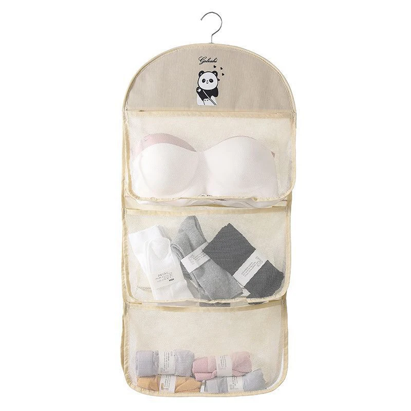 Japanese-style Sock Storage Hanging Bag Multi-layer Wardrobe Hanging Underwear Wall Dormitory