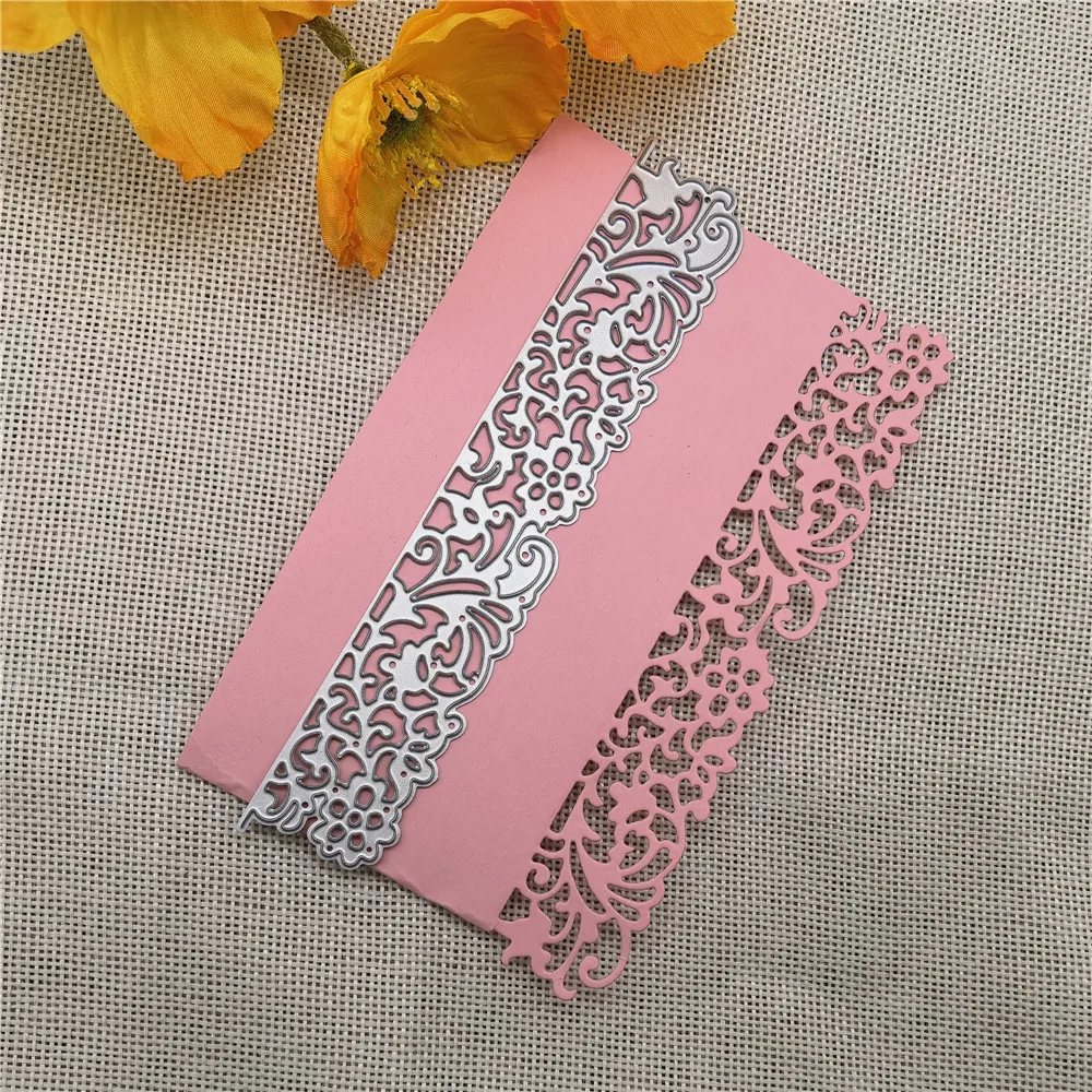 Пресс-формы «сделай сам», металлическая основа для высечки цветов, кружева, для скрапбукинга, вырубки, обработки кромки