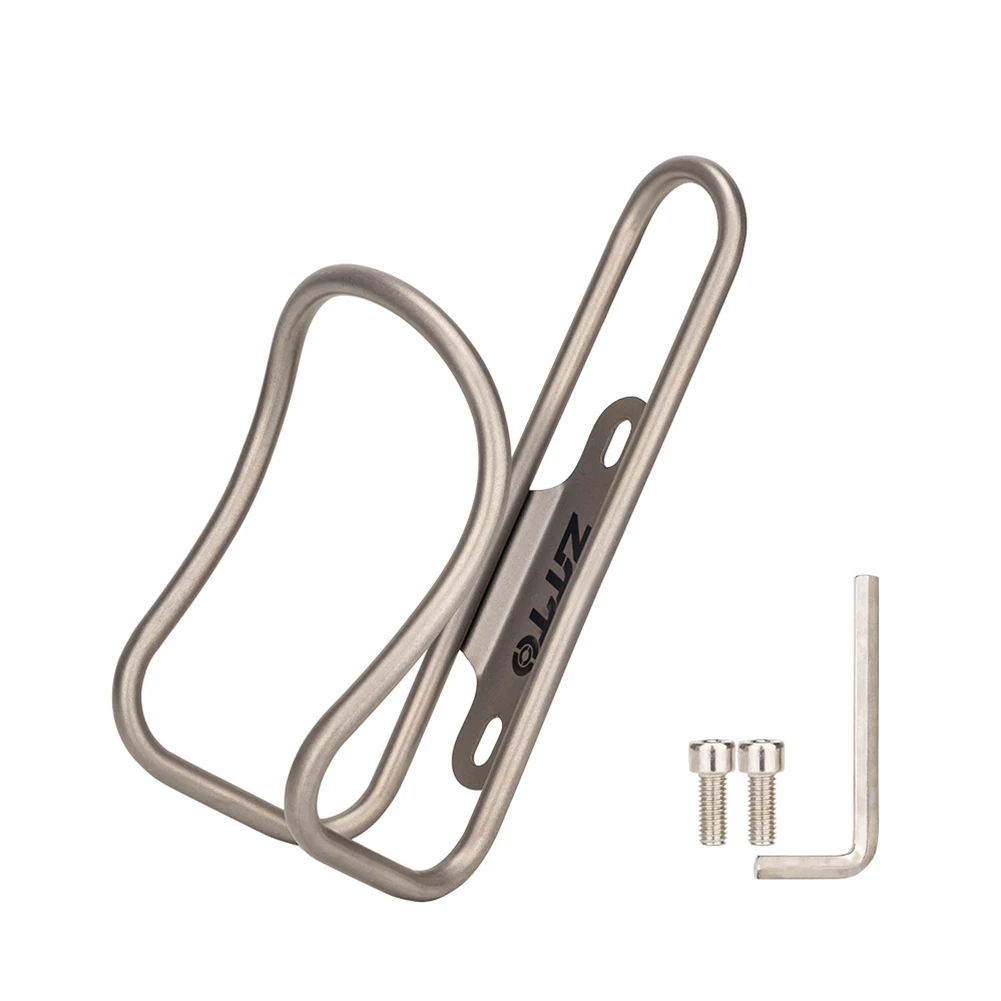 Bicycle Water Bottle Cage Bicycle Bottle Holder Water Bottle Holder 1pc Ti Alloy Water Bottle Mountain Bike Water Bottle Holder Cup Hollow Titanium Tube Bicycle Cages Accessories